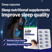 Rapid-acting sleep aid, 12mg high-purity melatonin, OEM cust